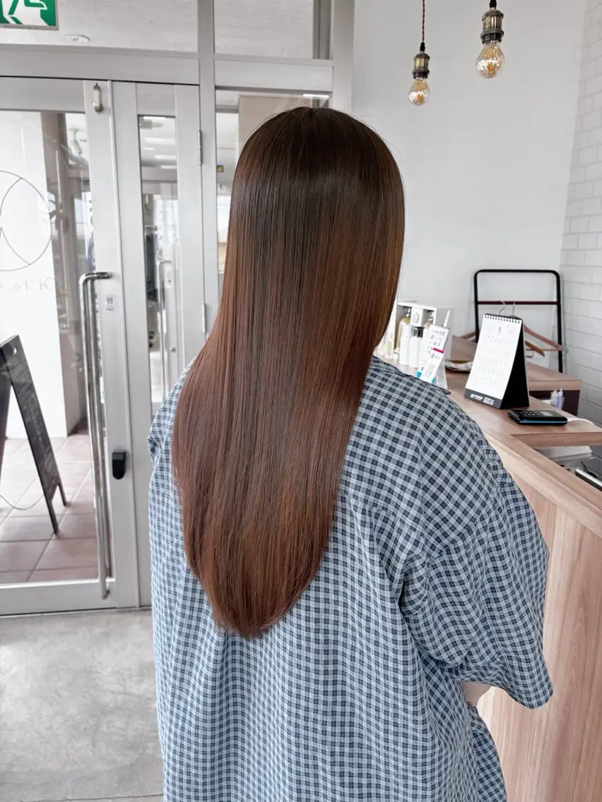 セミロング トリートメント 髪質改善が得意✨ 榎本亜衣のヘアスタイル
