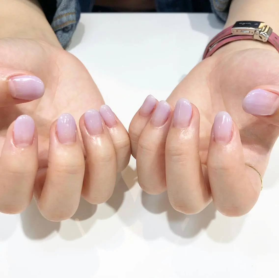 ネイル グラデーション ラメ(グリッター) rina eye&nailのマツエク・マツパデザイン