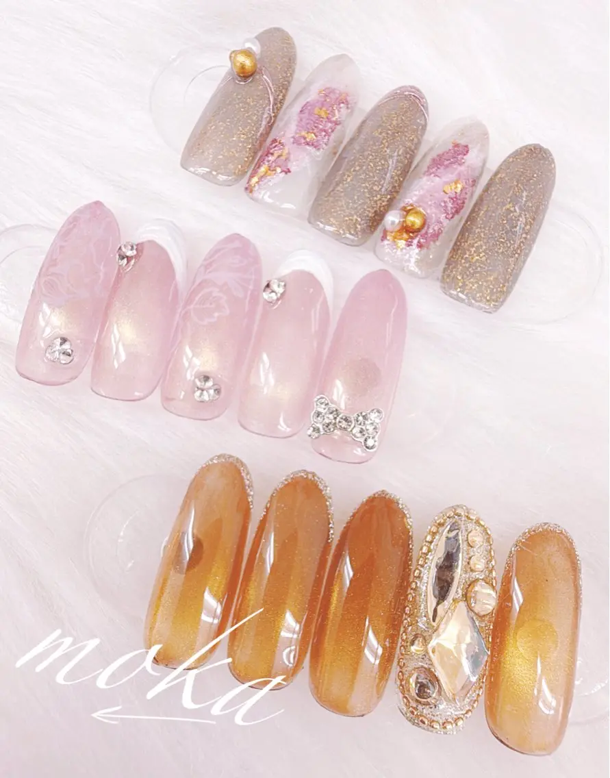 ネイル ハンドネイル ハンドケア 胡蝶蘭レディースサロ ンNailMOKAのネイルデザイン
