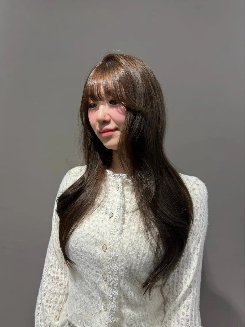 ロング カラー 🫧うる艶ハイトーン 🫧💘サヤ💘のヘアスタイル