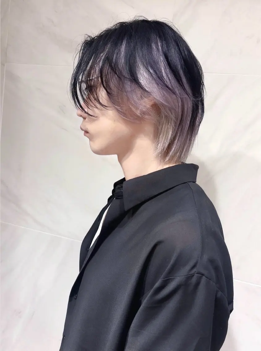 カラー メンズ ヘアカラー ワンホン/韓国ヘア 🤍amiのヘアスタイル