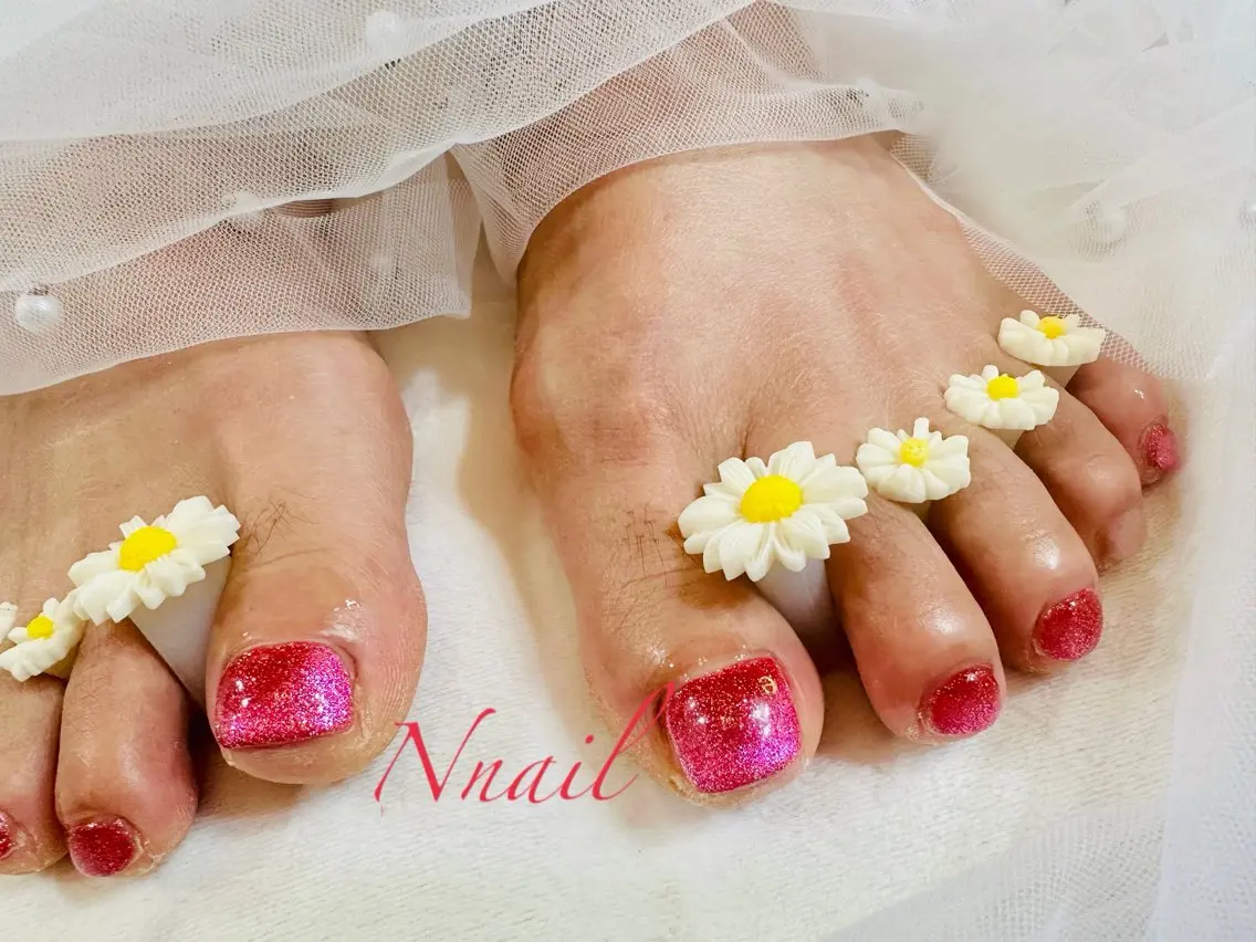 ネイル フットネイル マグネットネイル ワンカラーネイル ハンドネイル 🌿Nnail🌿 プライベートサロンのネイルデザイン
