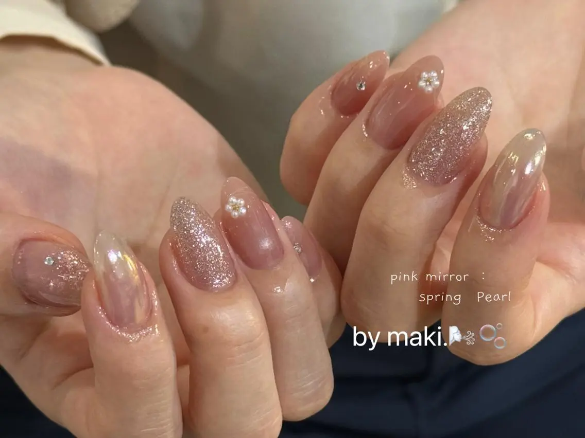 ネイル ハンドネイル MAKI💚💚💚 秋葉原.のネイルデザイン