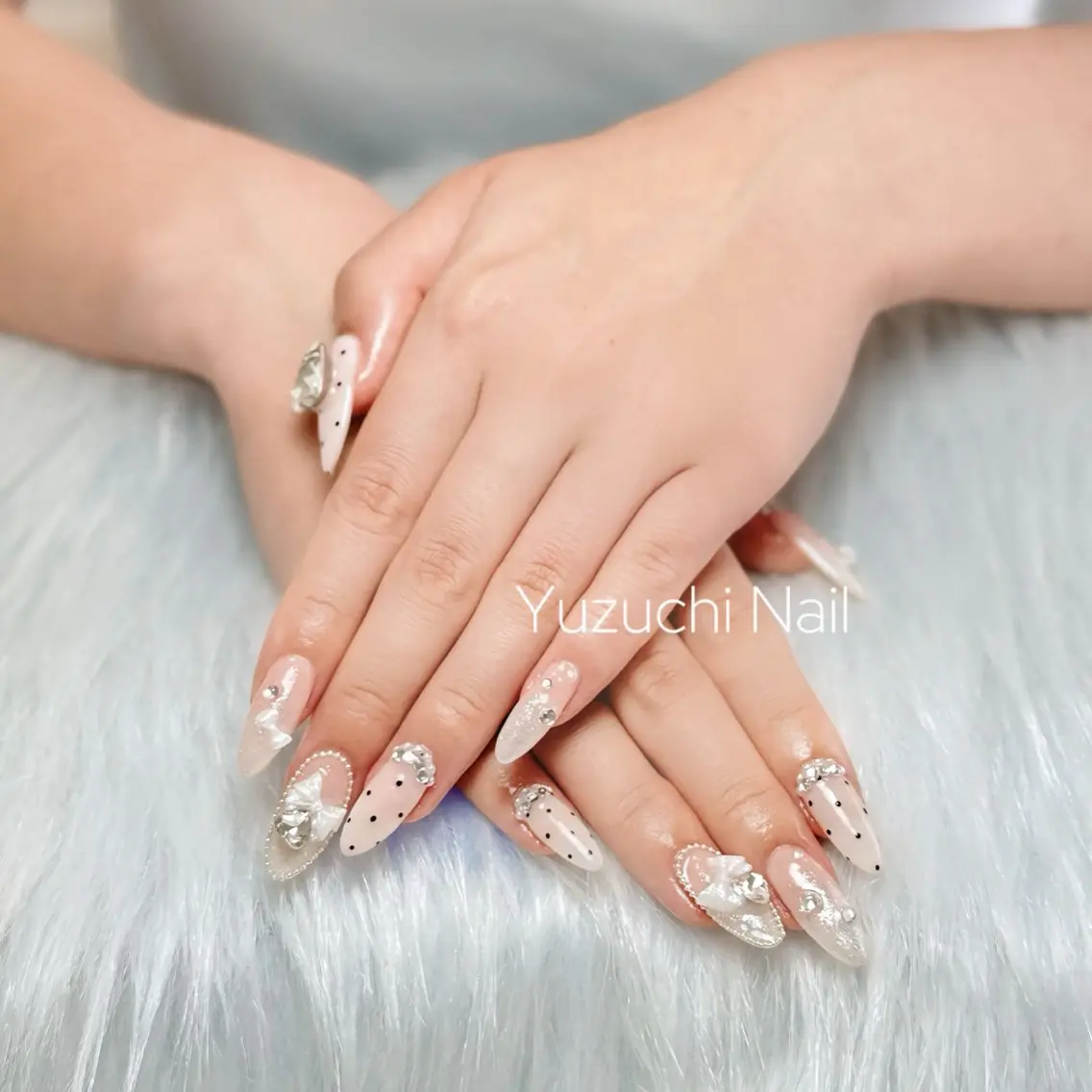 ネイル フットネイル 夏ネイル ワンホンネイル ハンドネイル ハンドケア Yuzuchi Nailのネイルデザイン