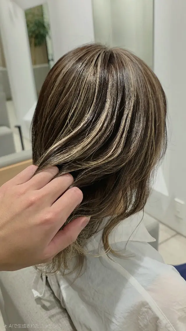 ミディアム カラー ヘアカラー トリートメント ✂髪質改善ストレート NO.1 深澤 颯斗のヘアスタイル