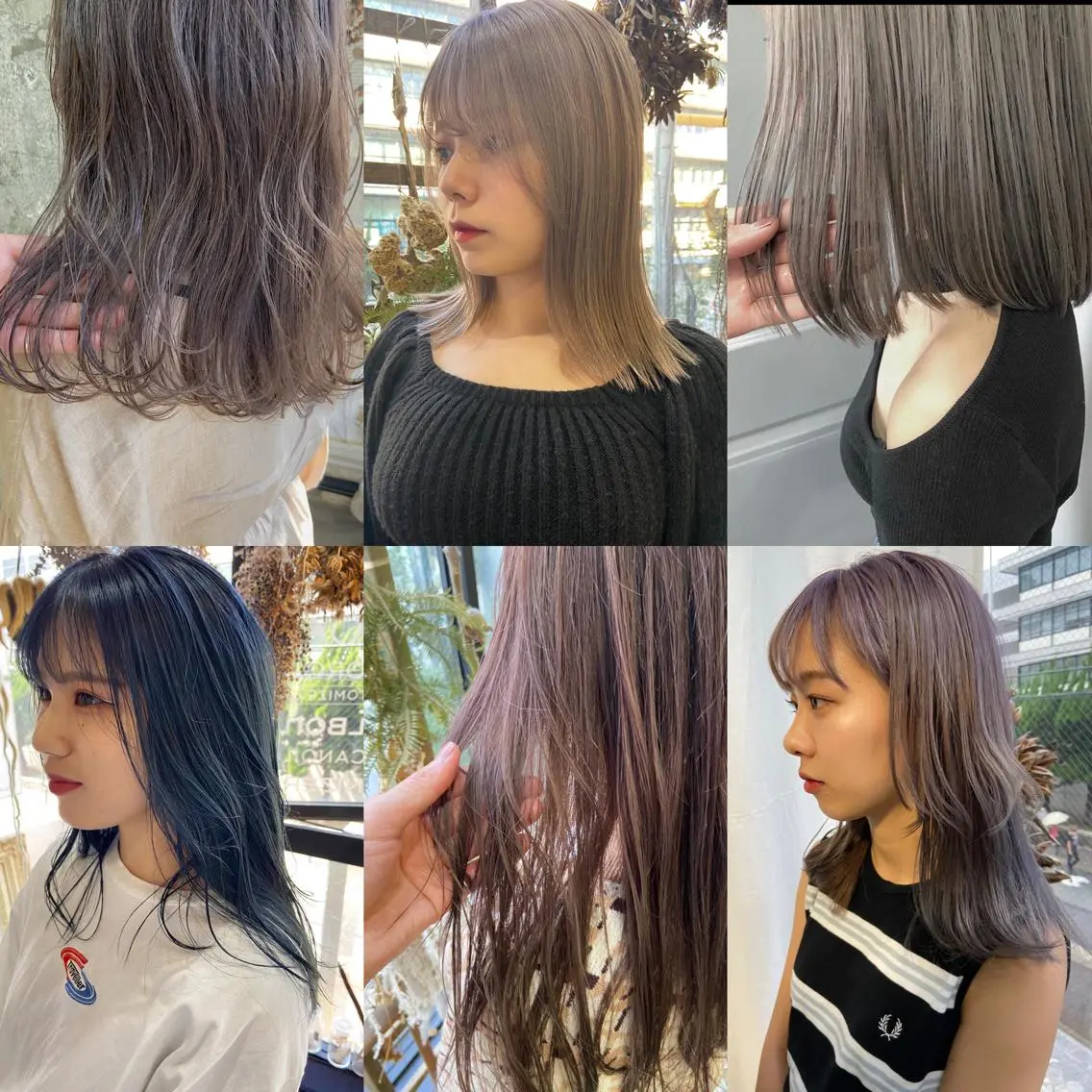 セミロング カラー ベージュカラー ブリーチ 松尾太樹 【pia】福岡美容室のヘアスタイル