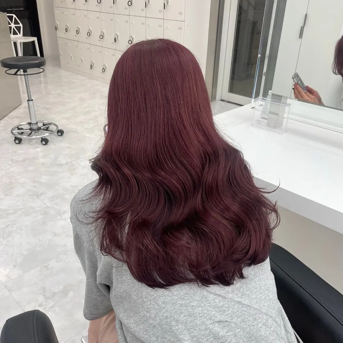 ロング カラー 曲がる縮毛矯正✨️ パーマ🌀 晃哉‎のヘアスタイル