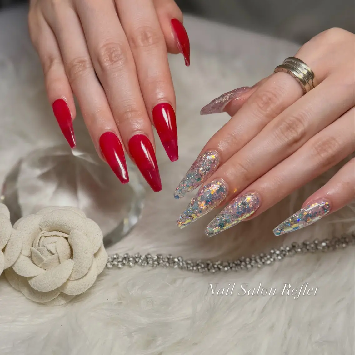 ネイル ハンドネイル nailsalon Refletのネイルデザイン