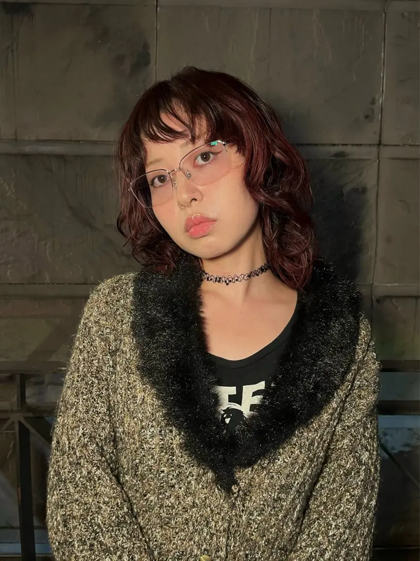ショート カラー ヘアアレンジ 渡邉 舞のヘアスタイル