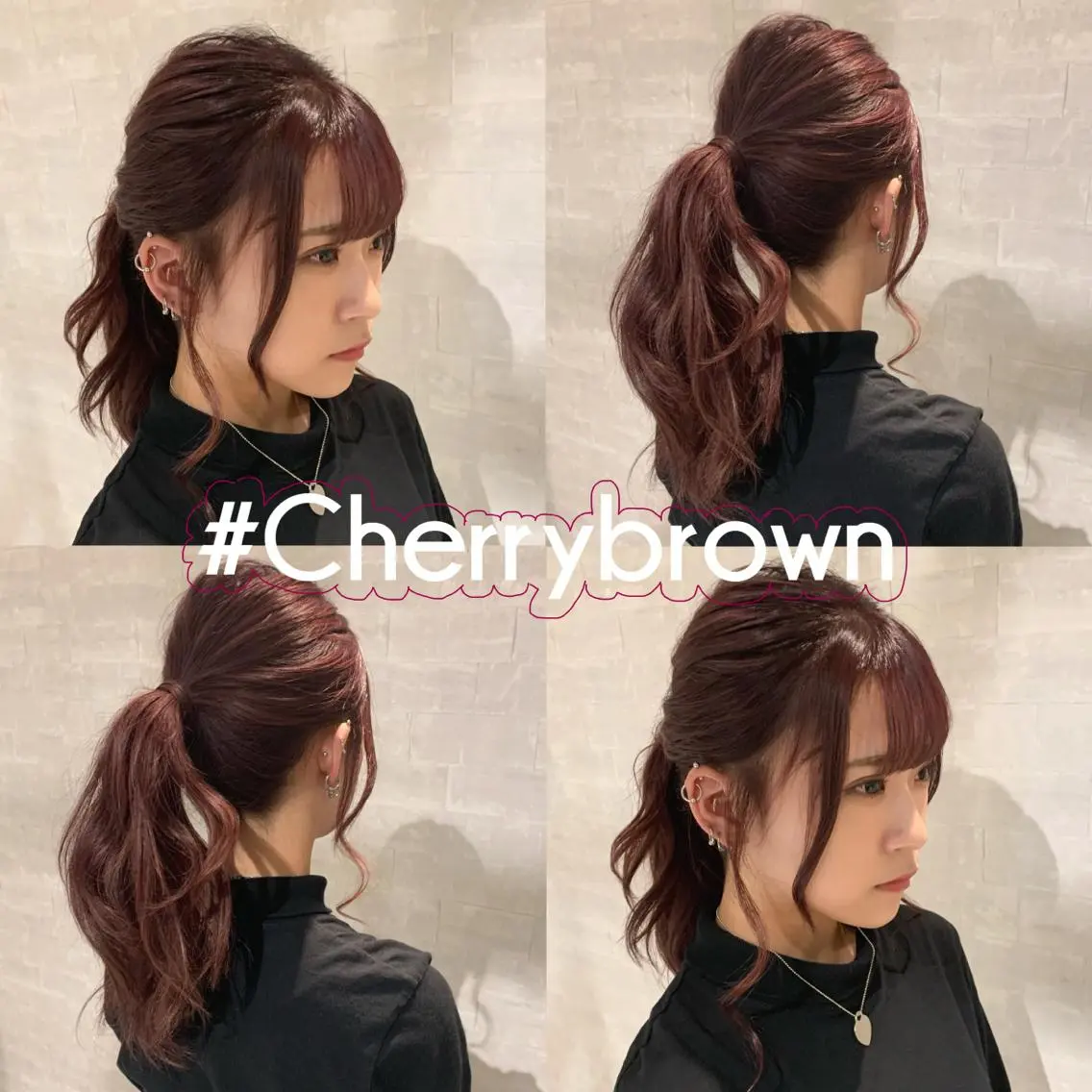 ロング カラー ヘアアレンジ 眉毛スタイリング 松下すずの眉毛・アイブロウイメージ