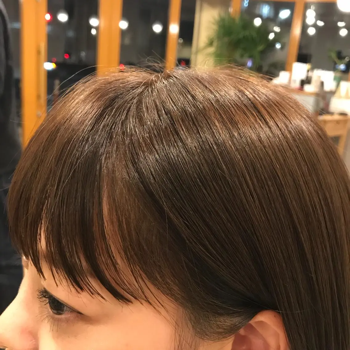 ショート カラー シースルーバング 小西 裕大のヘアスタイル
