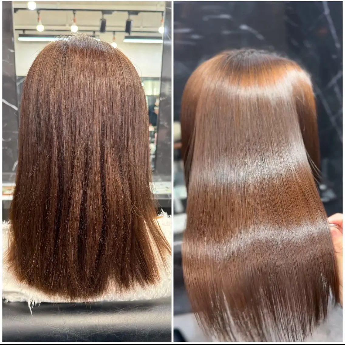 セミロング JIN|朝楽になる 乾かしただけで美髪のヘアスタイル