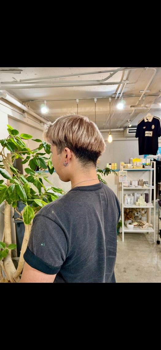 カラー メンズ ヘアカラー oasis ふうまのヘアスタイル