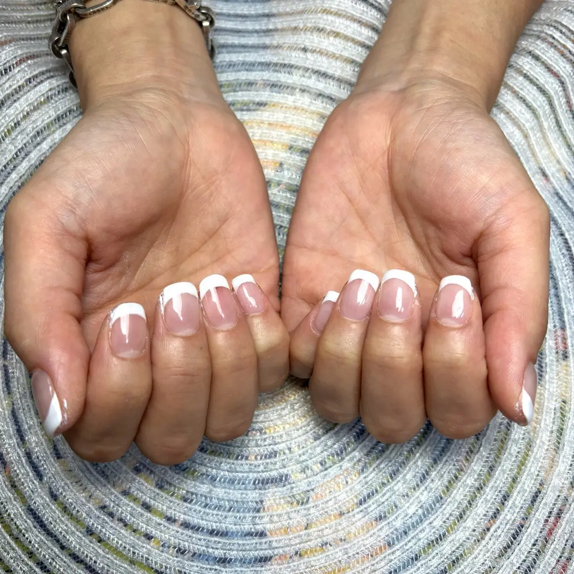 ネイル フレンチネイル ハンドネイル HAILEY nail saronのネイルデザイン