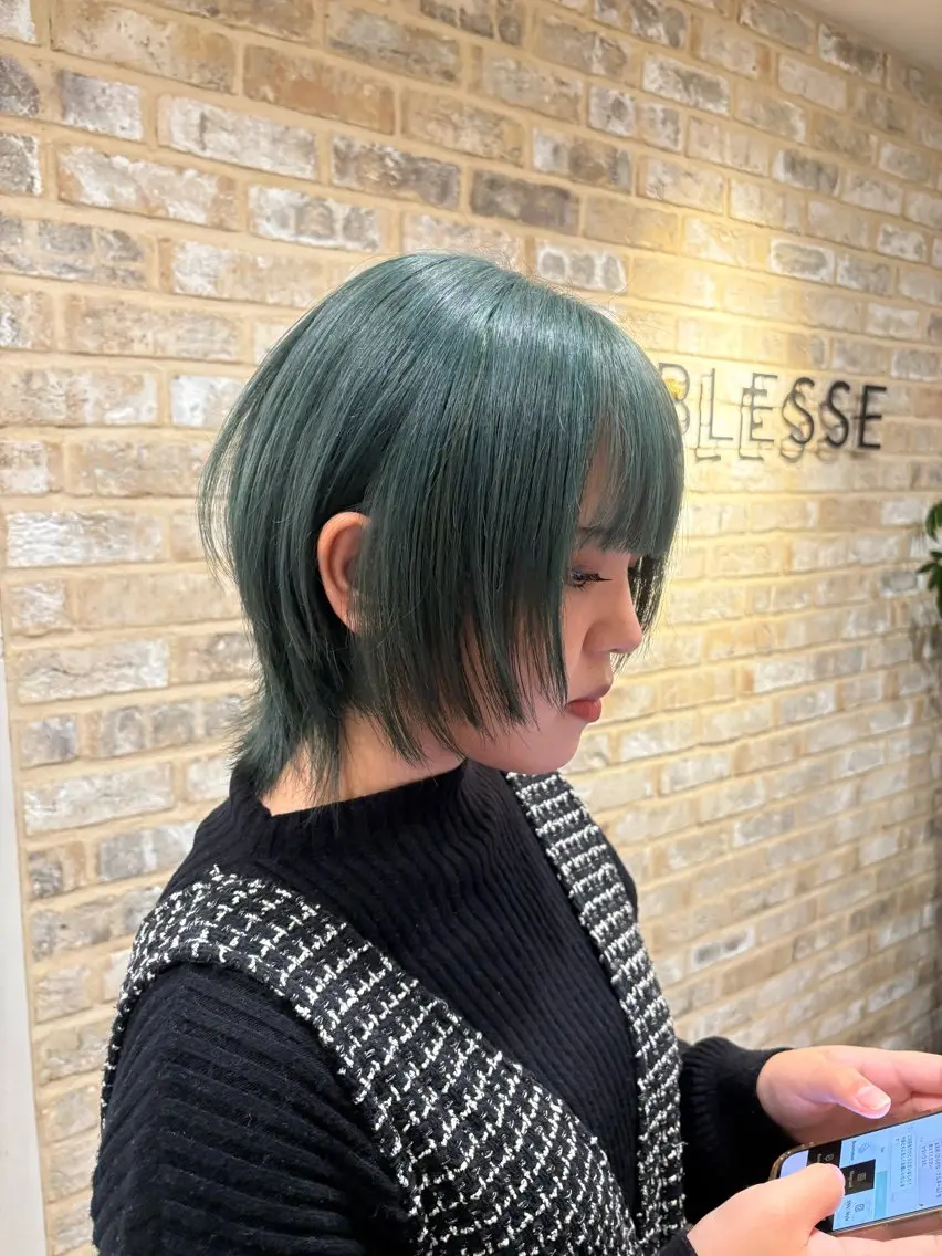 ショート ウルフカット カット トリートメント ショート/レイヤー/ ボブ/安本和史のヘアスタイル