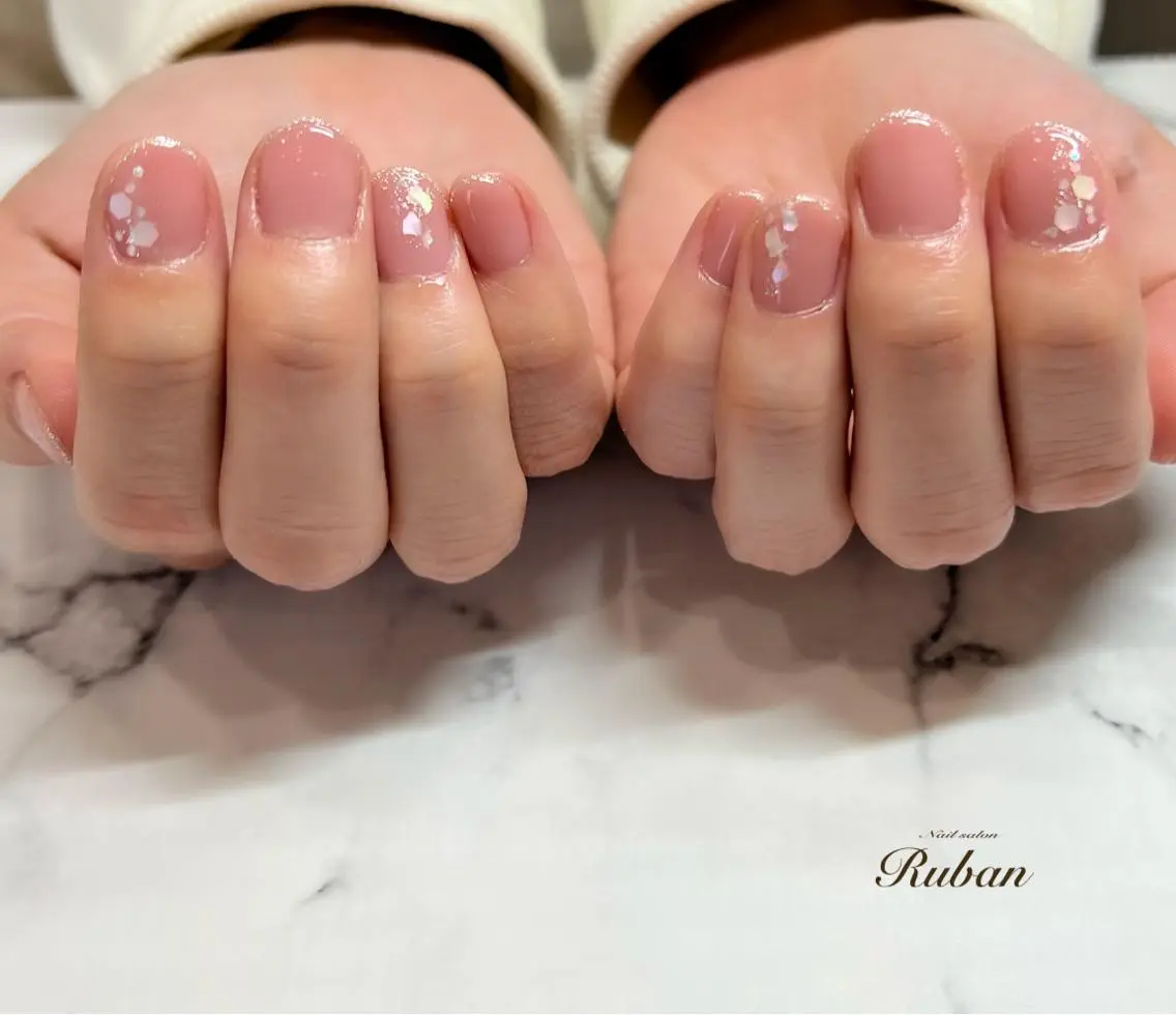 ネイル 入学式 ブライダルネイル Nail salon Rubanのネイルデザイン
