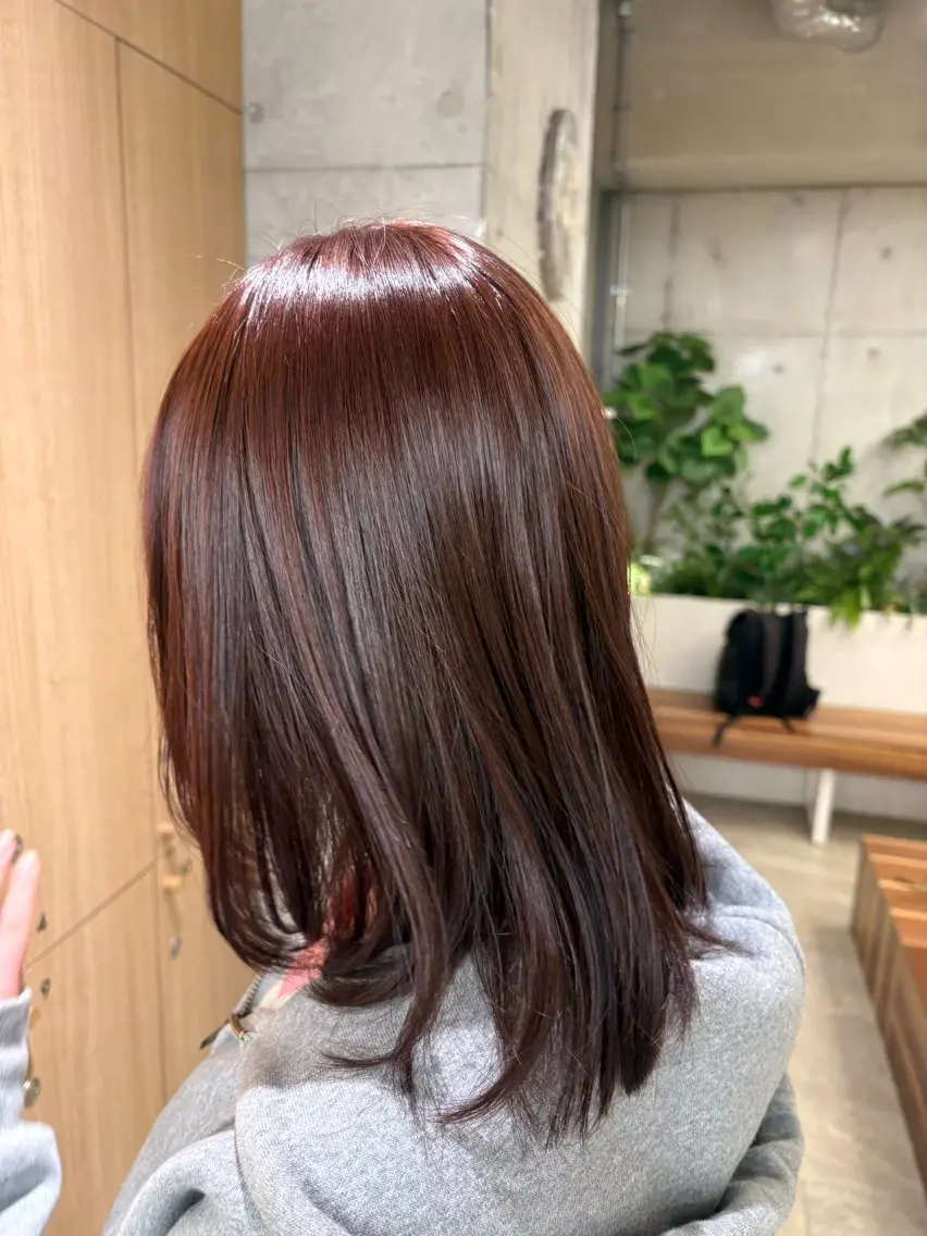 ミディアム カラー 🎀レイヤー/パーマ カラー/ai🎀のヘアスタイル
