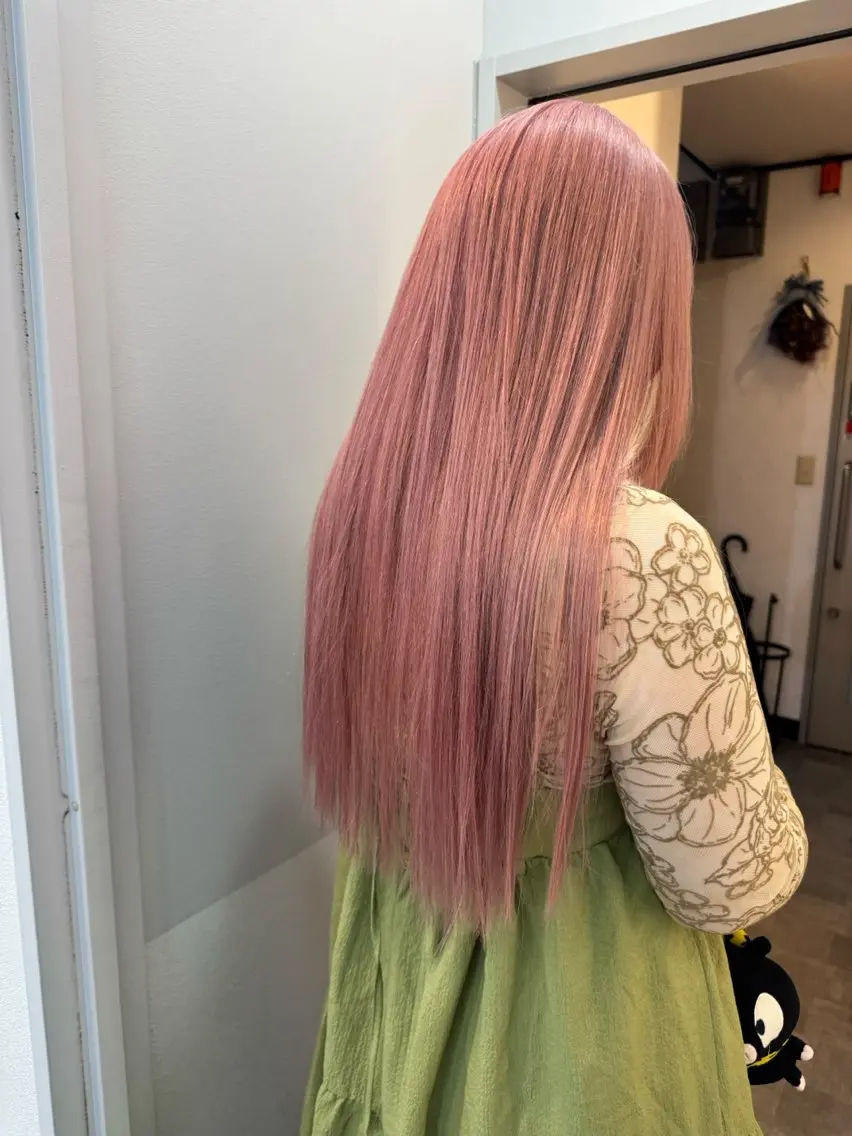 ロング 平間 稔希のヘアスタイル