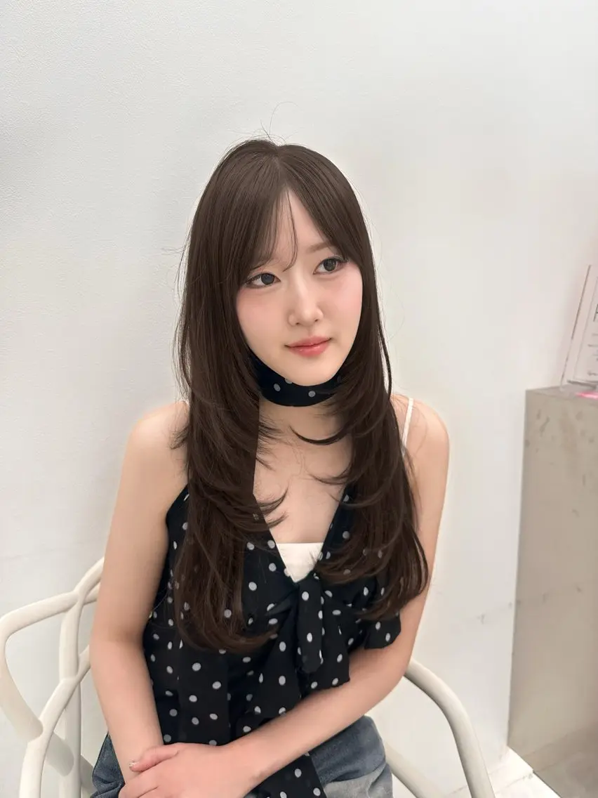 ロング カラー ヘアカラー ヘアセット 上品モテヘア🩶 karen🩶のヘアスタイル