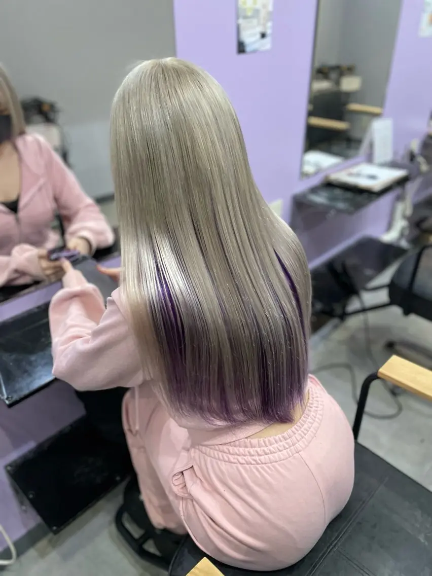 カラー ダブルカラー エクステ 住田悠紗/ カットモデル募集中のヘアスタイル