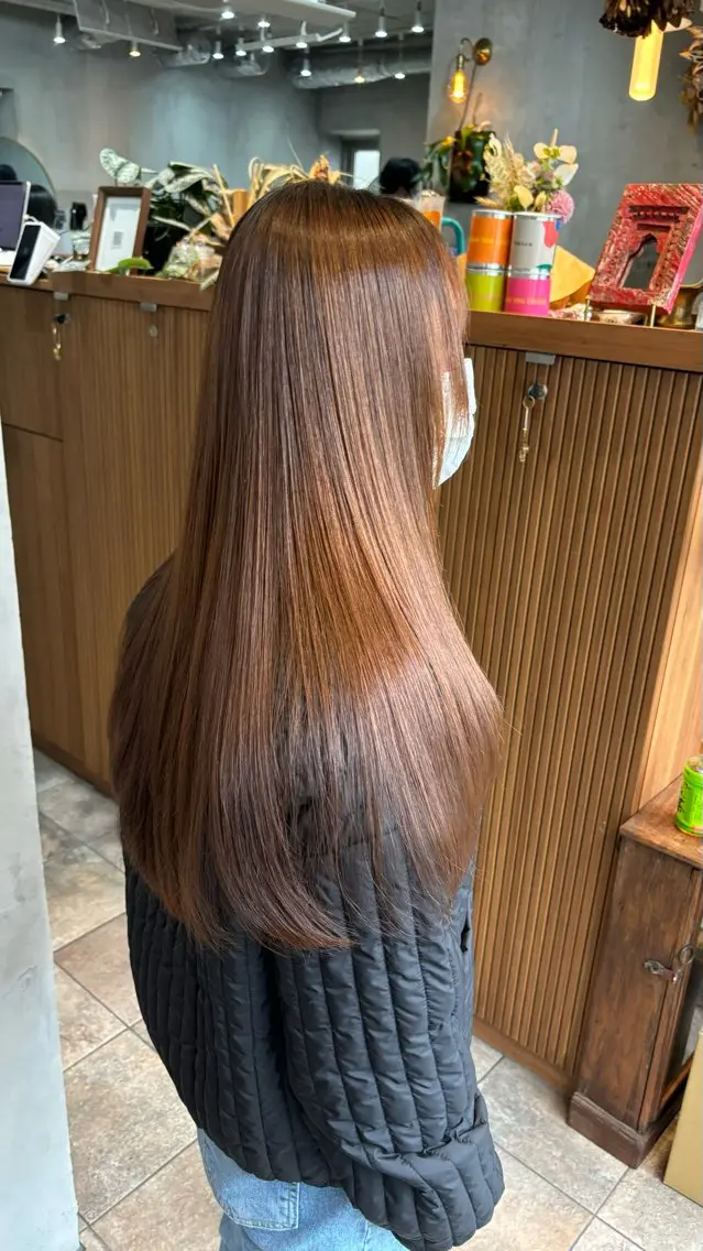 ロング 髪質改善 ♡髪質改善ストレート 清水歩美♡のヘアスタイル