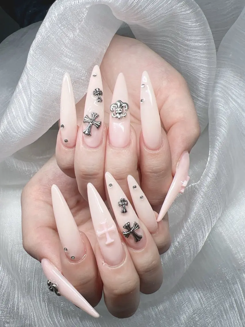 ネイル ハンドネイル Lee Nails チップ長さだし専門店のネイルデザイン