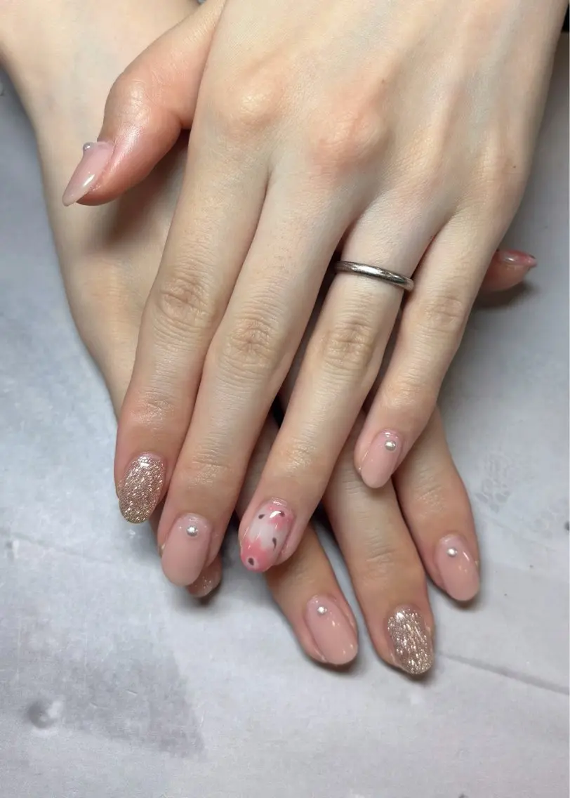 ネイル ハンドネイル 肥後joieange 心斎橋店のネイルデザイン