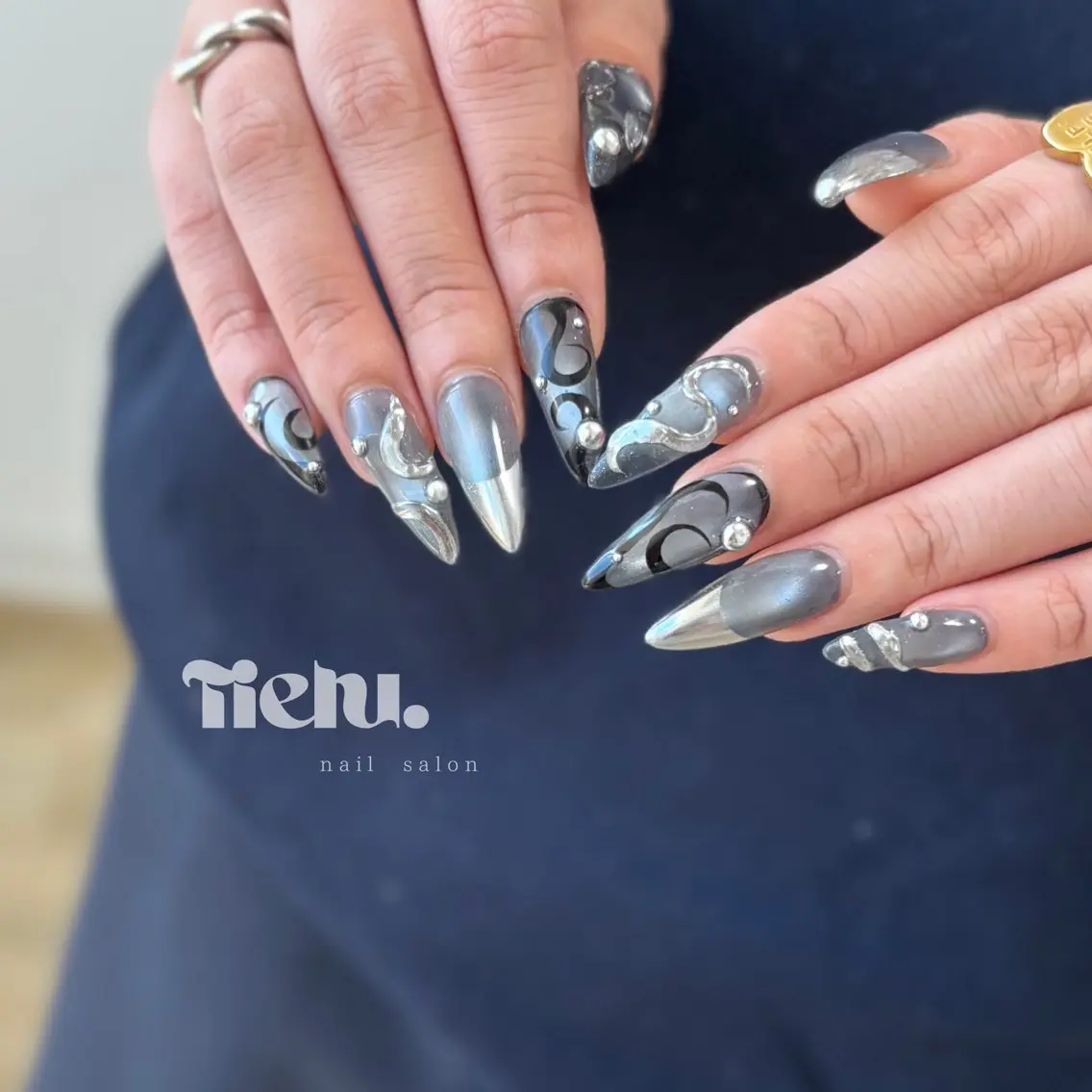 ネイル ハンドネイル Tielu Yukiのネイルデザイン