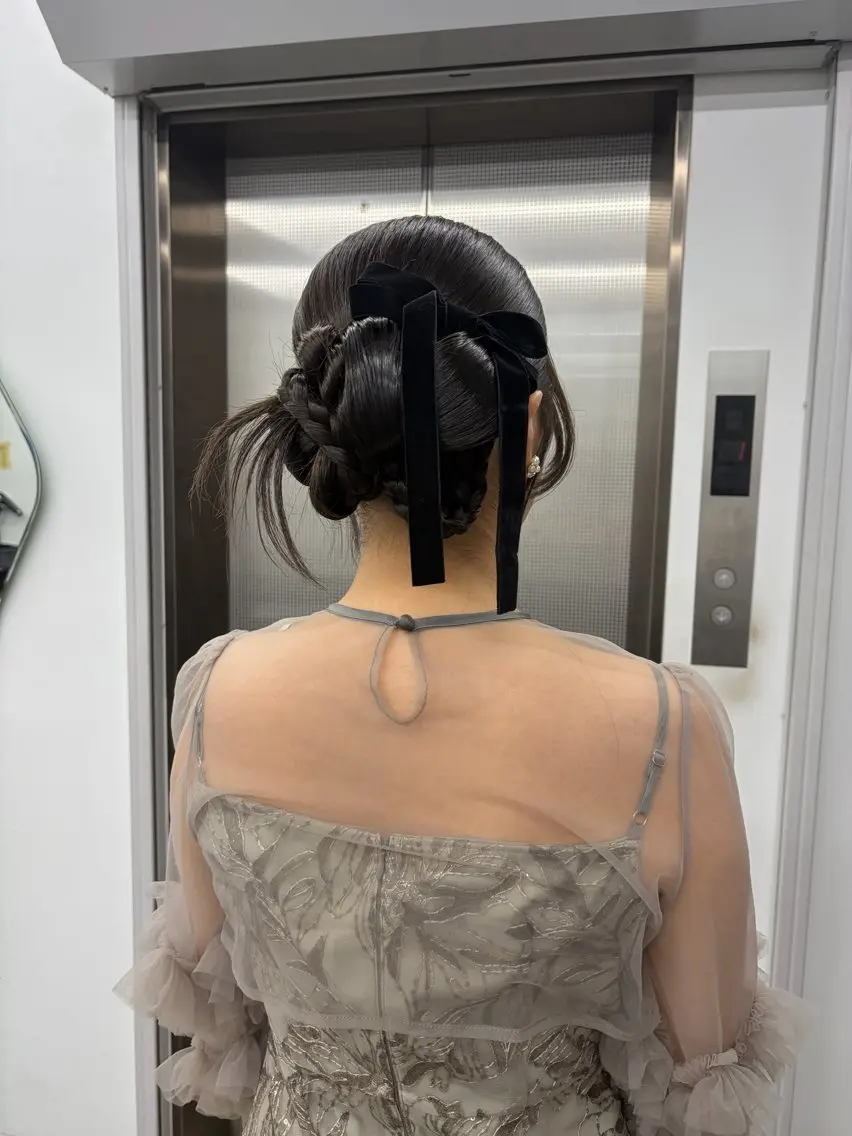 ヘアアレンジ ヘアセット Nico☺︎🎀YU ボブ/カットのヘアスタイル
