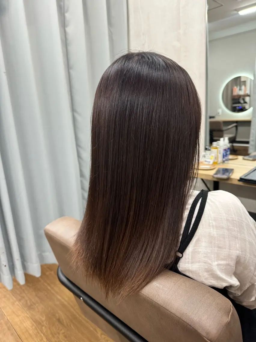 セミロング カラー カット ヘアカラー トリートメント TELA HAIR 幕張本郷店　千尋のヘアスタイル