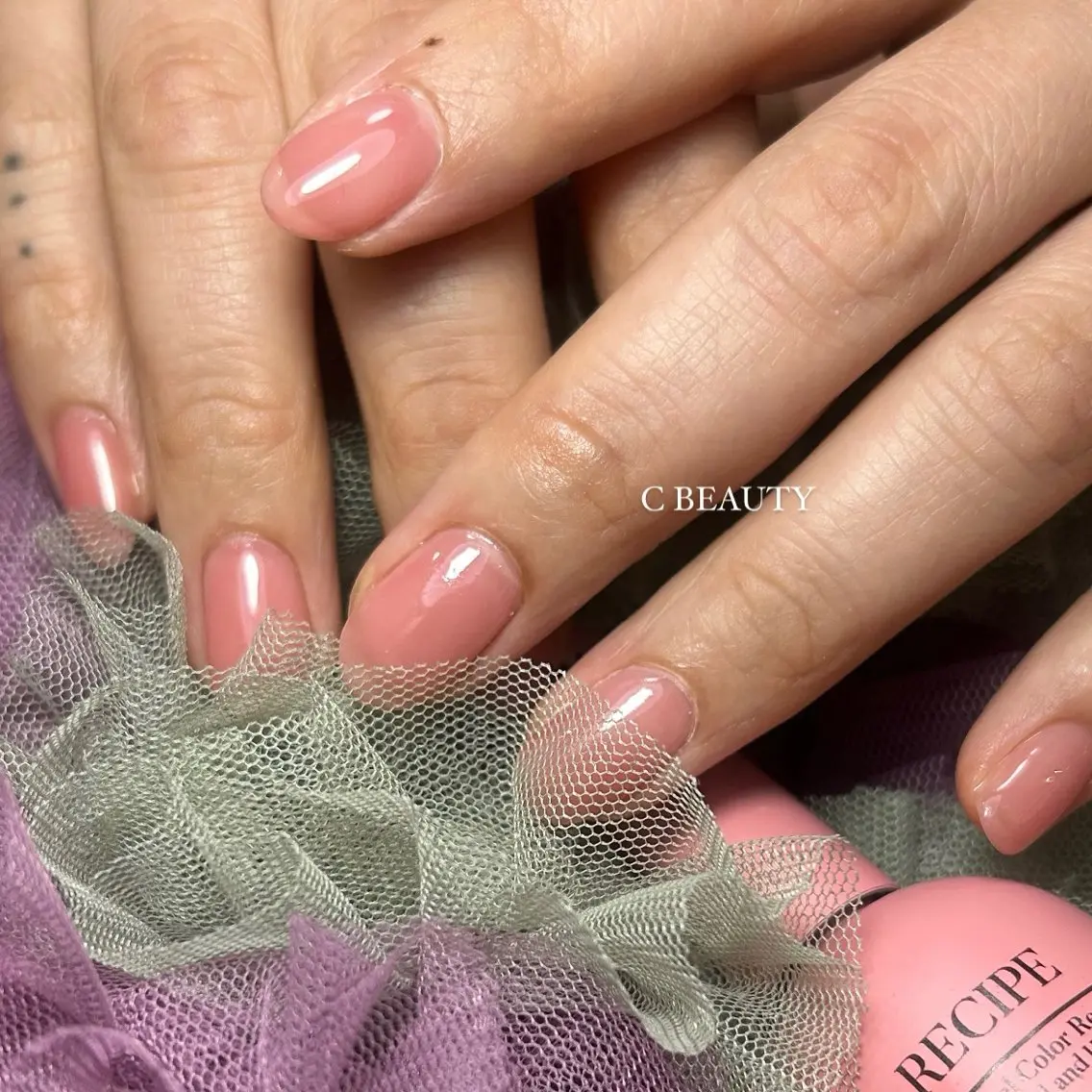 ネイル ワンカラーネイル C BEAUTY／ KAEDEのネイルデザイン