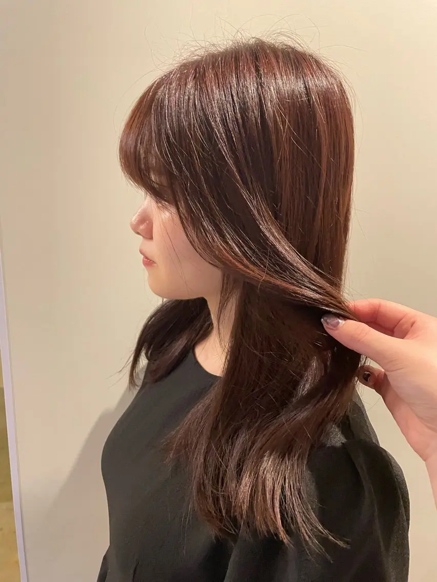 セミロング Heath 姪浜 ⌇フタバのヘアスタイル