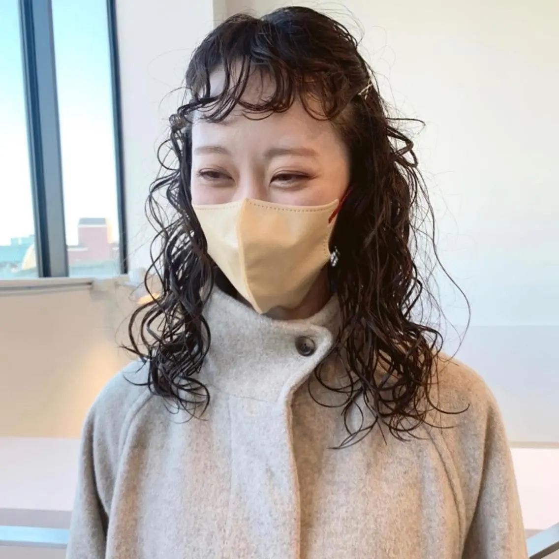 ロング パーマ カット パーマ KAWATOKO MISUZUのヘアスタイル