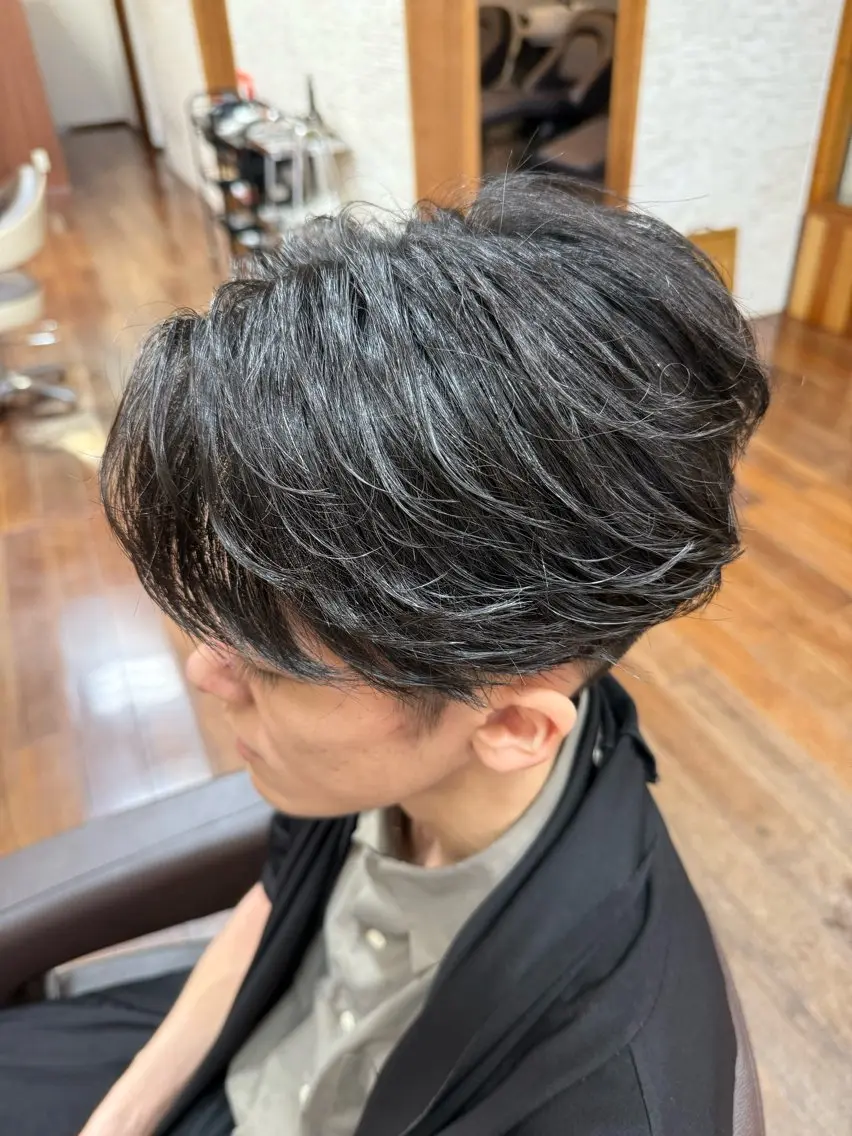 【メンズ指名No.1✨】カット+各種パーマ+クレンジング×トリートメント🔥の写真