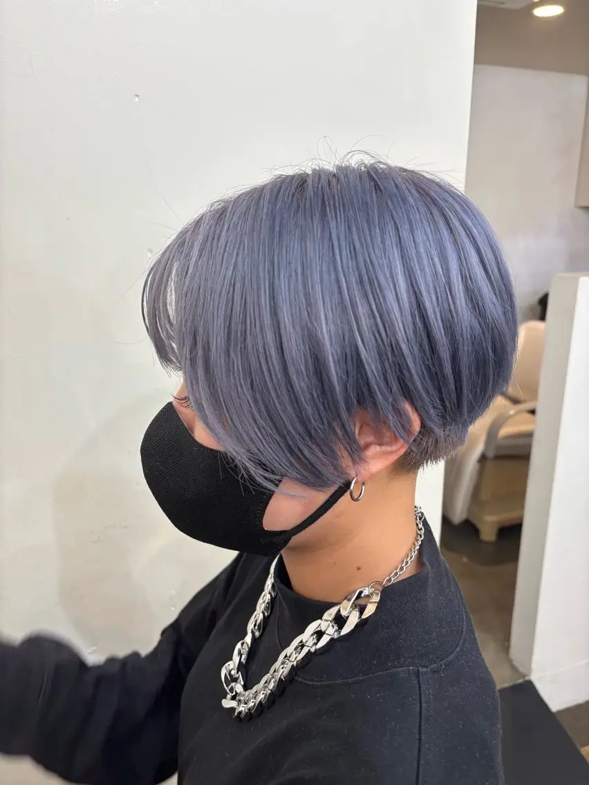 ショート カラー ヘアカラー トリートメント SHO 👻原宿 /艶カラーのヘアスタイル