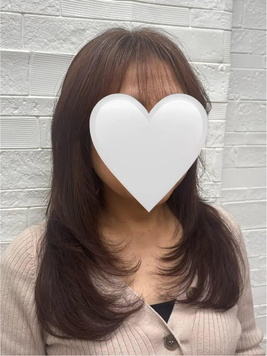 ロング レイヤーカット カット トリートメント 坂田 美空のヘアスタイル