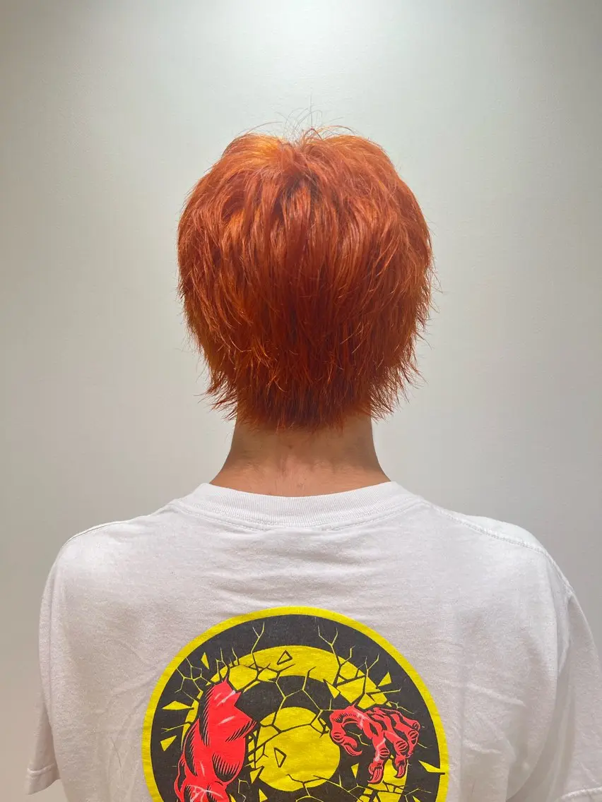 カラー メンズ 🌝ぷる艶ハイトーン 柔らかヘア🍅まあやのヘアスタイル