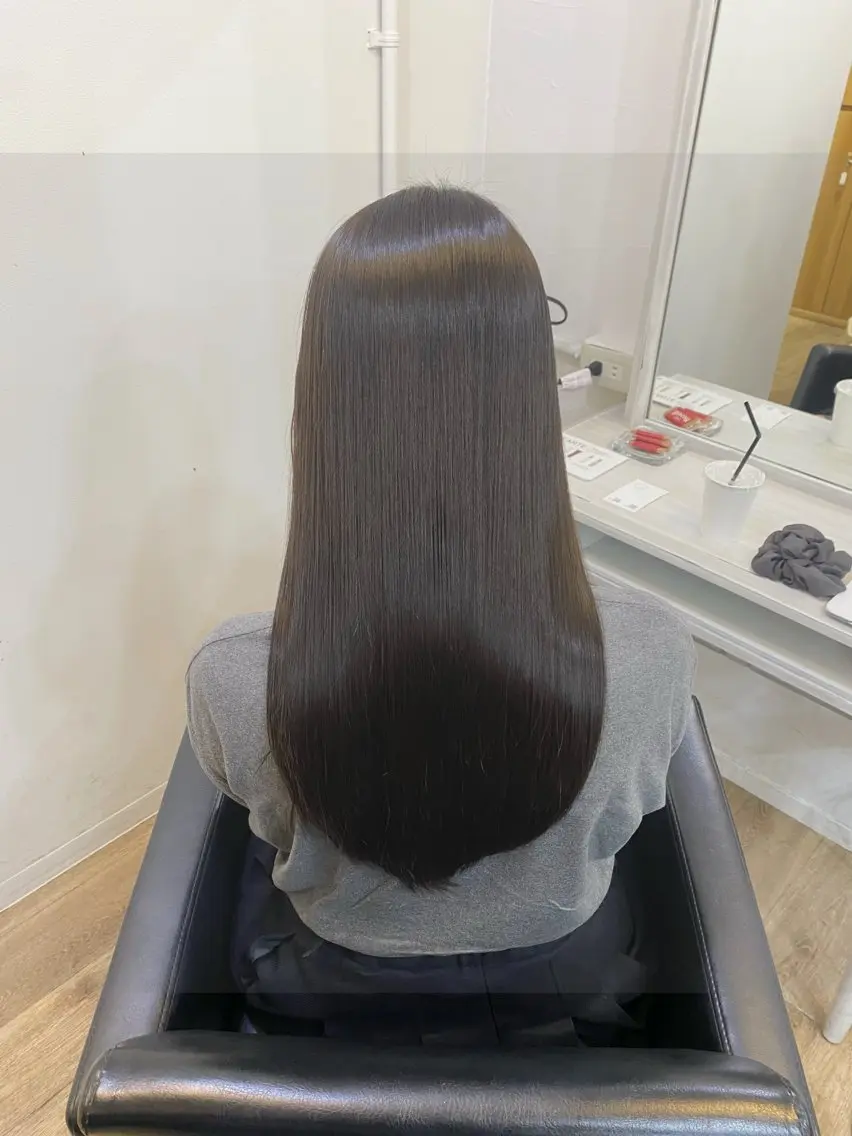 【撮影モデル平日10時から限定】髪質改善ストレート(メニューは当日相談して決めたいでも大丈夫です)の写真