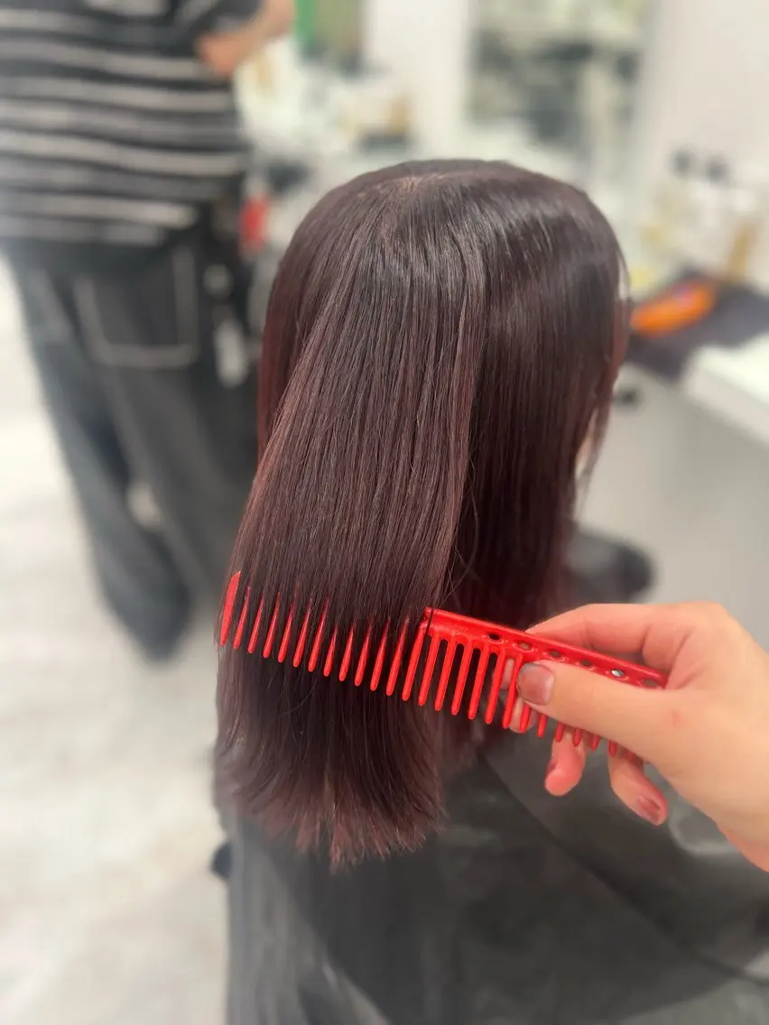 カラー ヘアカラー トリートメント ヘッドスパ ヘアセット ブリーチなし透明感 💗RYOTAのヘアスタイル