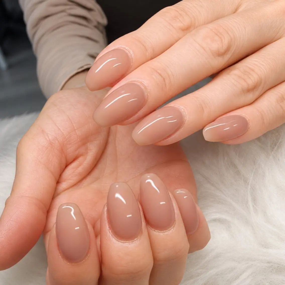 ネイル ジェルネイル オフィスネイル ワンカラーネイル パラジェル シンプルネイル ハンドネイル CUREist💅 所沢駅徒歩7分のネイルデザイン