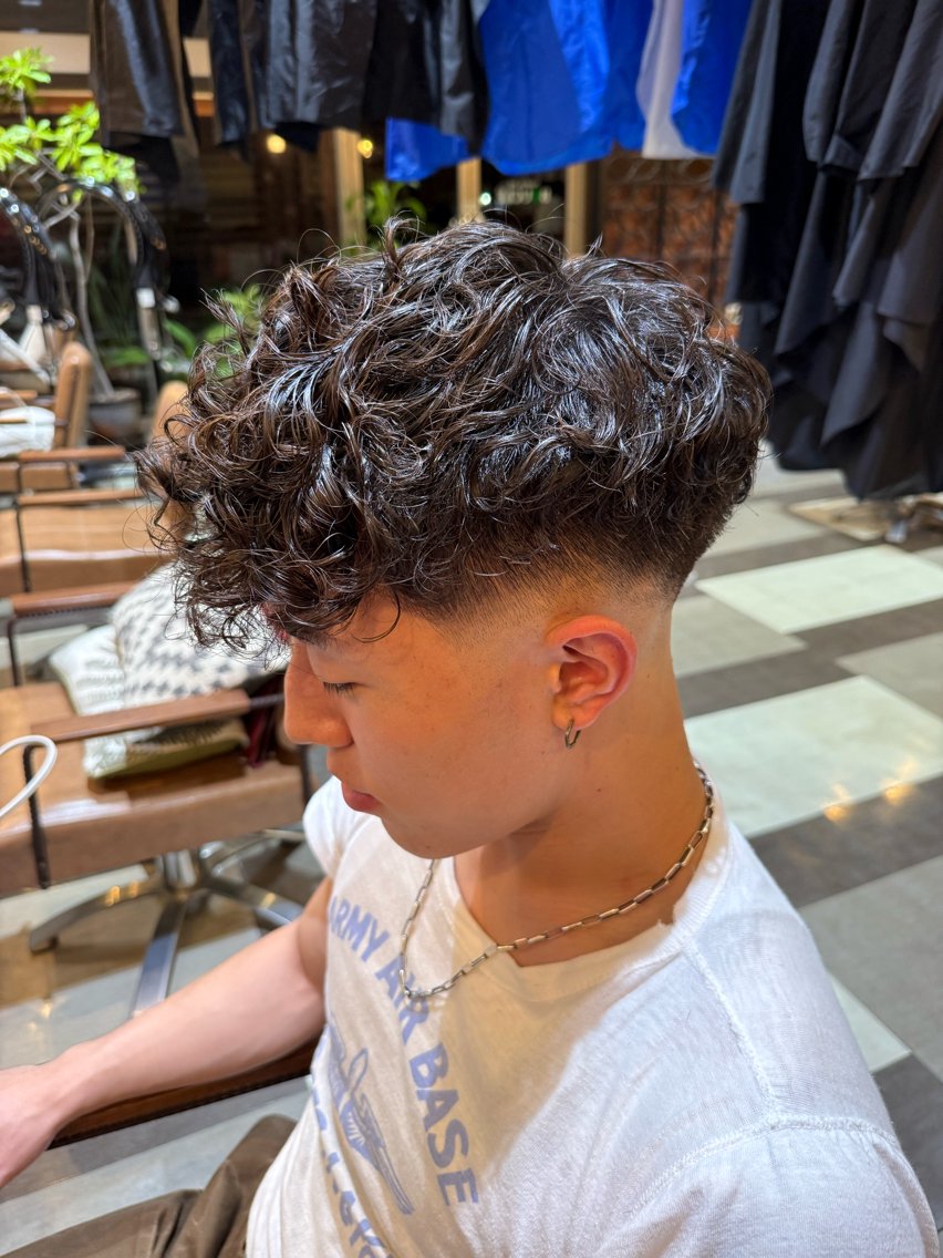 パーマ メンズ カット パーマ 平河 良太のヘアスタイル
