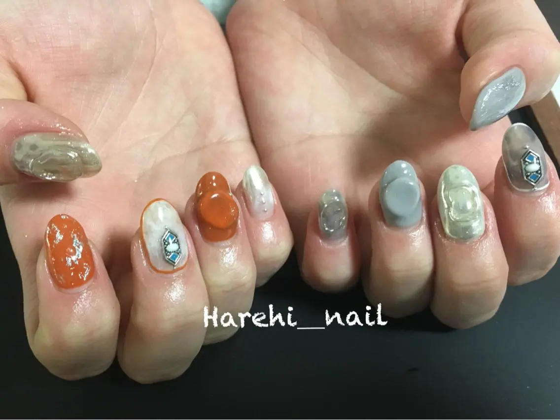 ネイル ハンドネイル Harehi_ nailのネイルデザイン