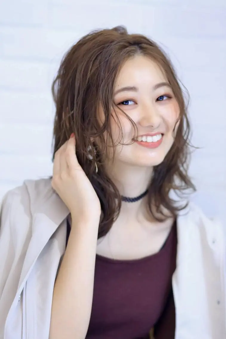 コテ巻き風ゆるふわスタイルへ！！【デジタルパーマ+トリートメント】【韓国/パーマ/荻窪】の写真