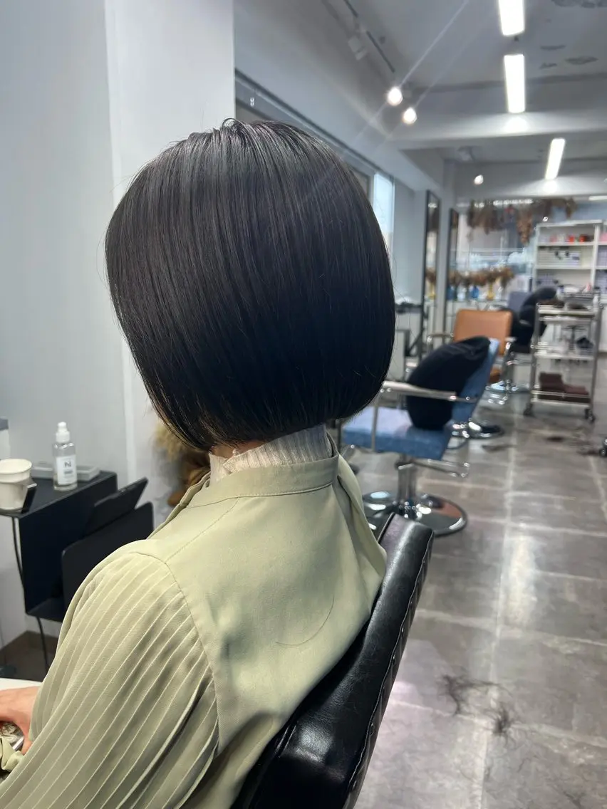 ミディアム ボブ カット パーマ 大田吏晃❤️🔥 美髪特化のヘアスタイル