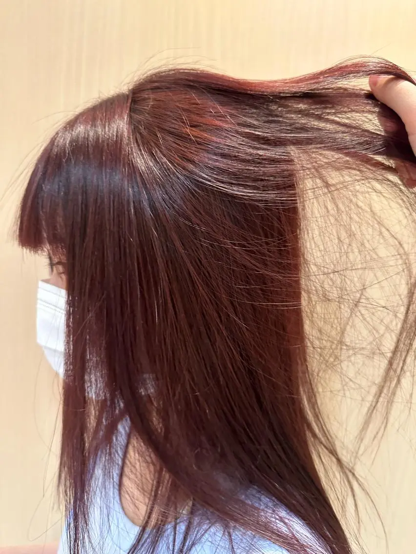 カット+部分ブリーチ+イルミナカラー+トリートメントの写真