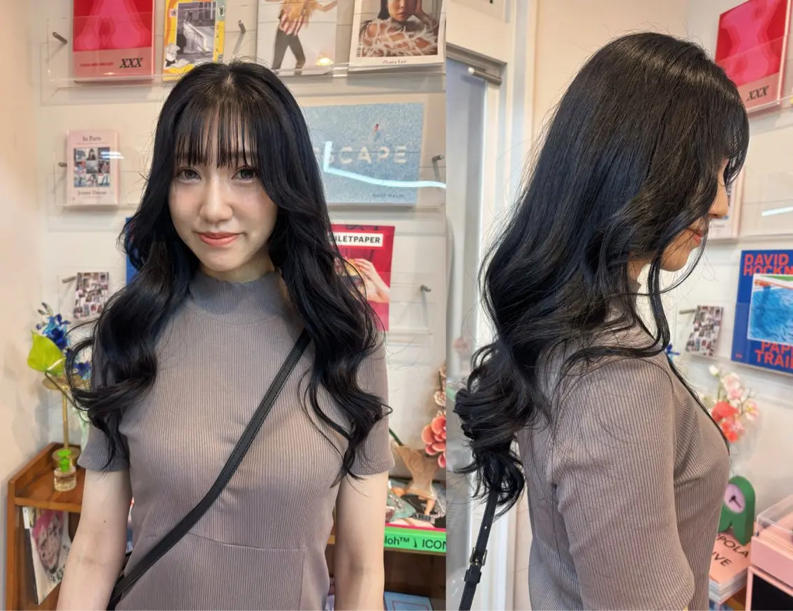 ロング ヘアカラー miteゆい カラーモデル募集のヘアスタイル