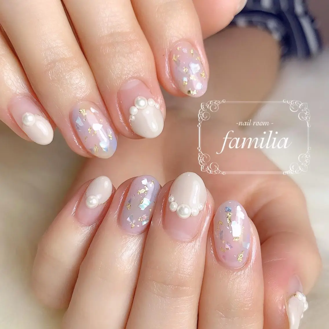 ネイル パステルネイル -nailroom- familiaのネイルデザイン