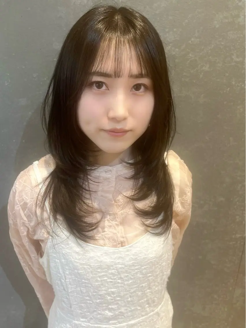 ミディアム レイヤーカット 渡邊 恭汰のヘアスタイル