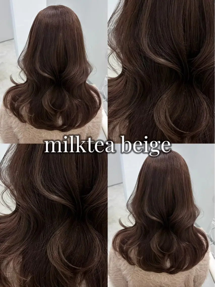 ロング 代官山×美髪 縮毛矯正艶カラー🫧のヘアスタイル