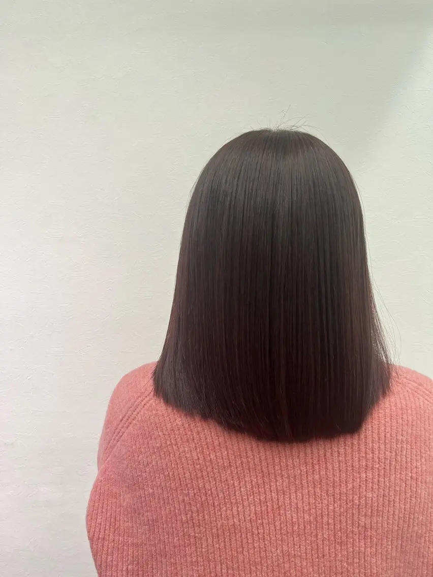 カラー ベージュカラー ピンクカラー ピンクベージュ 五十嵐 さくらのヘアスタイル
